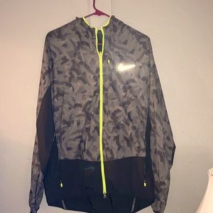 Mens Nike wind breaker zip up coat